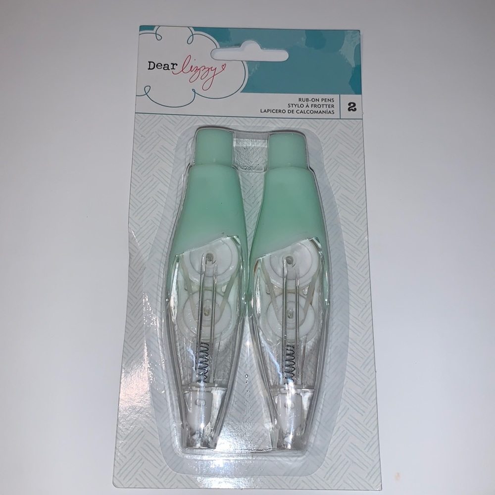 Heidi Swapp rub on pens roll on tape